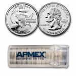 2002-S Louisiana Statehood Quarter Proof 40-Coin Roll (Silver)