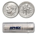 2002-S Roosevelt Dime 50-Coin Roll Proof (Silver)