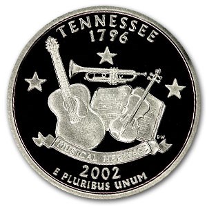 2002-S Tennessee State Quarter Gem Proof