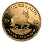 2002 South Africa 1 oz Proof Gold Krugerrand