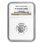 2002-W 1/10 oz Proof American Platinum Eagle PF-70 UCAM NGC