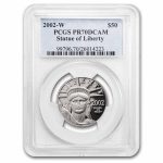 2002-W 1/2 oz Proof American Platinum Eagle PR-70 PCGS