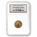 2002-W 1/4 oz Proof American Gold Eagle PF-69 NGC
