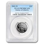 2002-W 1/4 oz Proof American Platinum Eagle PR-70 PCGS