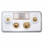 2002-W 4-Coin Proof American Gold Eagle Set PF-70 UCAM NGC