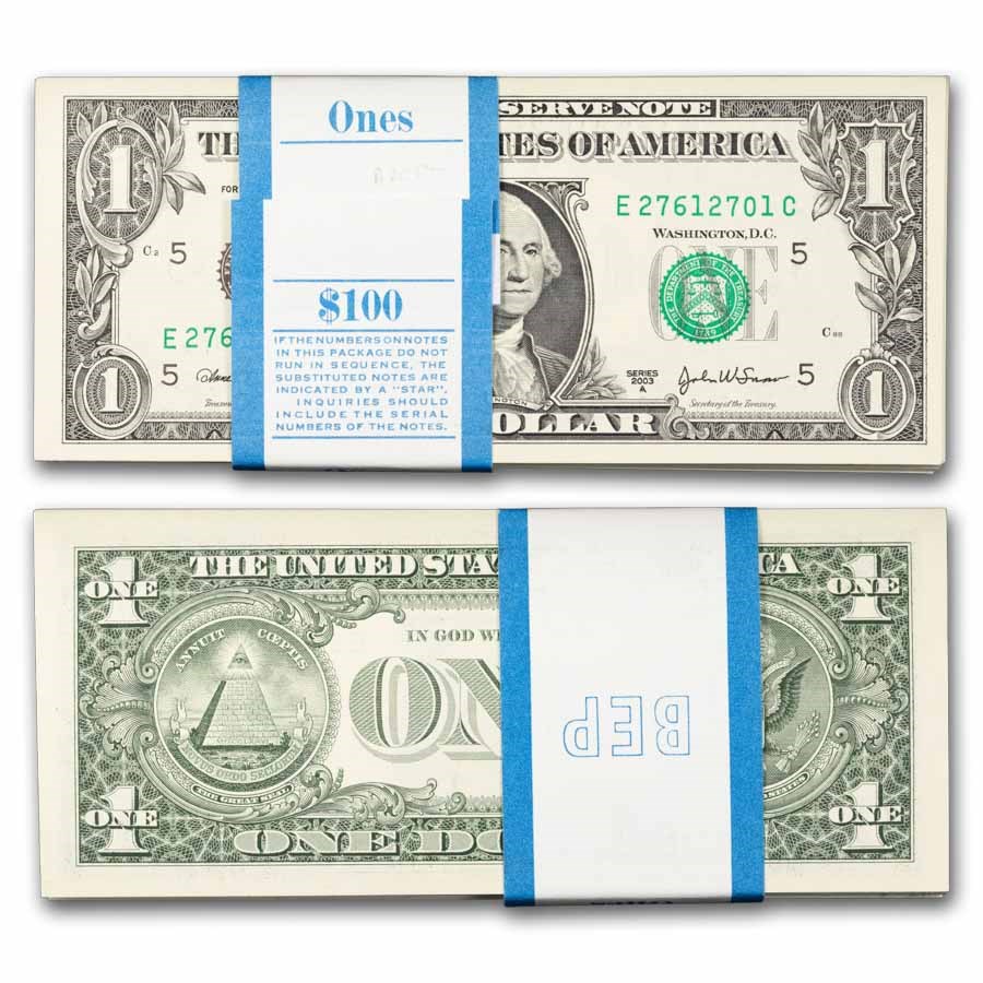 2003-A (E-Richmond) $1 FRN CU (Fr#1930-E) 100 Consecutive