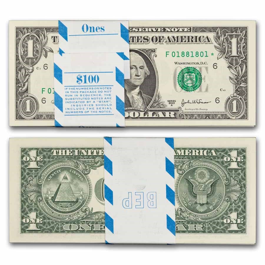 2003-A* (F-Atlanta) $1 FRN CU (Fr#1930-F*) Star Consec w Radar SN