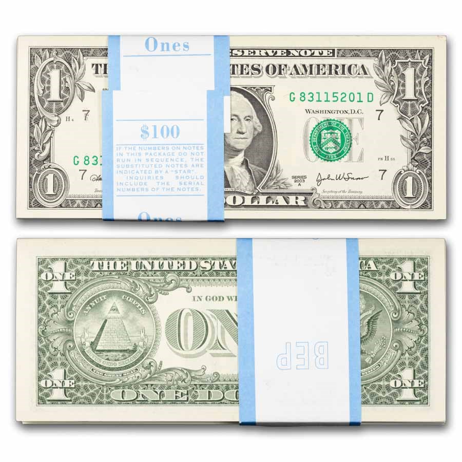 2003-A (G-Chicago) $1 FRN CU (Fr#1931-G) 100 Consecutive
