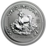 2003 Australia 1 oz Silver Year of the Goat BU (Series I)