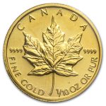 2003 Canada 1/10 oz Gold Maple Leaf BU