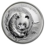 2003 China 1 oz Silver Panda BU (In Capsule)