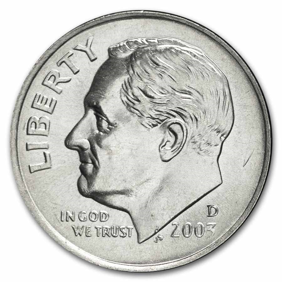 2003-D Roosevelt Dime BU