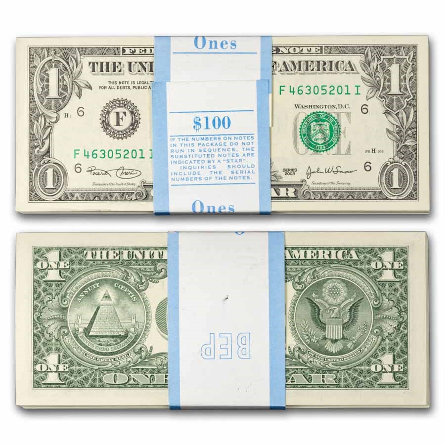 2003 (F-Atlanta) $1.00 FRN CU (Fr#1929-F) 100 consecutive