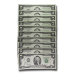 2003 (I-Minneapolis) $2.00 FRN CU (Fr#1937-I) 10 Consecutive