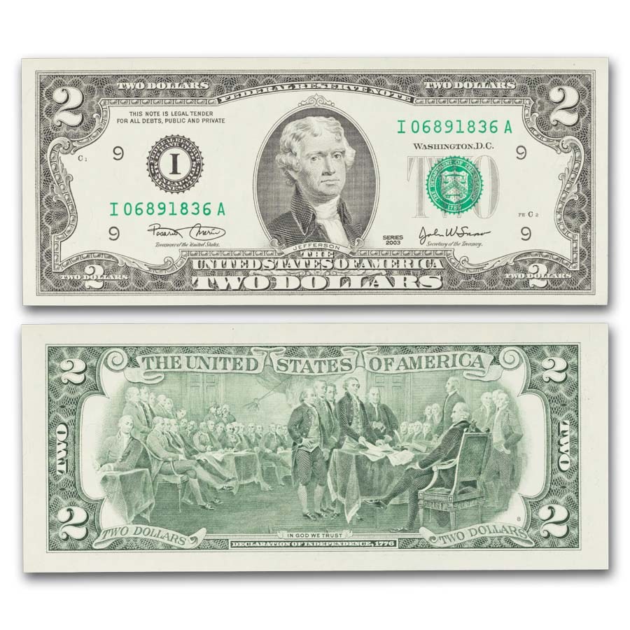 2003 (I-Minneapolis) $2.00 FRN CU (Fr#1937-I)