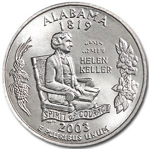 2003-P Alabama State Quarter BU