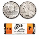 2003-P Arkansas Statehood Quarter 40-Coin Roll BU (Mint Wrapped)
