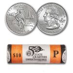 2003-P Illinois Statehood Quarter 40-Coin Mint Wrapped Roll BU