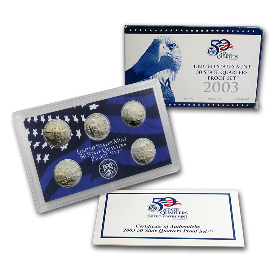 2003-S 50 State Quarters Proof Set