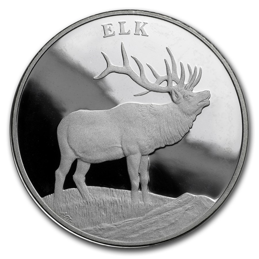 2003 Silver National Wildlife Refuge System Elk Medal Proof