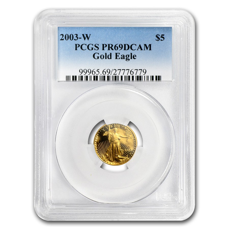 2003-W 1/10 oz Proof American Gold Eagle PR-69 PCGS