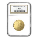 2003-W Gold $10 Commem First Flight Centennial MS-69 NGC