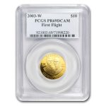 2003-W Gold $10 Commem First Flight Centennial PR-69 PCGS