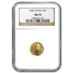 2004 1/10 oz American Gold Eagle MS-70 NGC