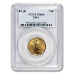 2004 1/4 oz American Gold Eagle MS-69 PCGS