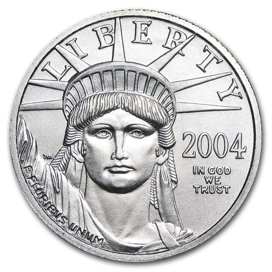 2004 1/4 oz American Platinum Eagle BU