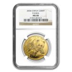 2004 China 1 oz Gold Panda MS-68 NGC