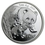 2004 China 1 oz Silver Panda BU (In Capsule)