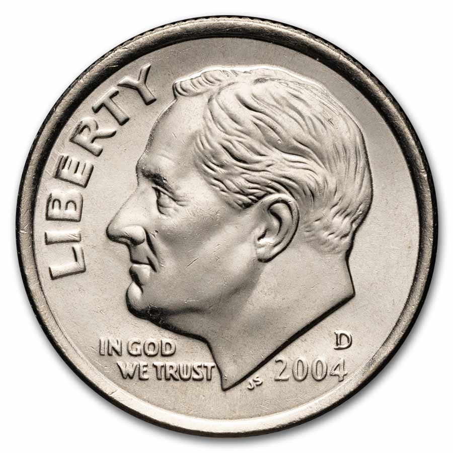 2004-D Roosevelt Dime BU