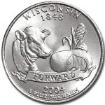 2004-D Wisconsin State Quarter BU