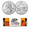 2004-P Iowa Statehood Quarter 40-Coin Roll BU (Mint Wrapped)