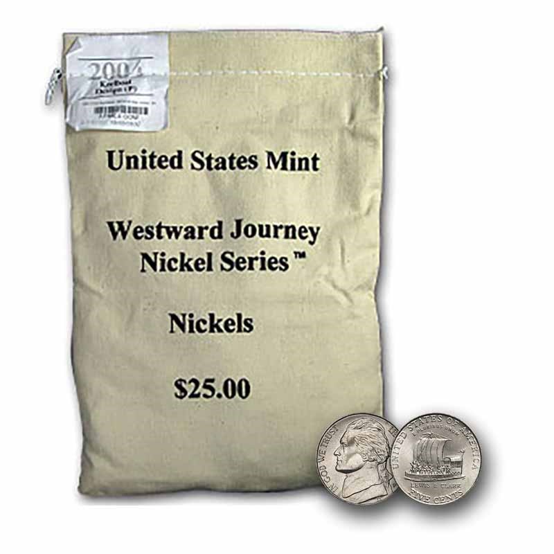 2004-P Keel Boat Nickel $25 U.S. Mint Sealed Bag BU