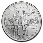 2004-P Lewis & Clark Bicent'l $1 Silver Commem BU (Capsule only)