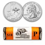 2004-P Texas Statehood Quarter 40-Coin Roll (Mint Wrapped)