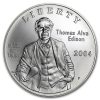 2004-P Thomas Edison $1 Silver Commem BU (w/Box & COA)