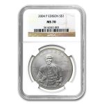 2004-P Thomas Edison $1 Silver Commem MS-70 NGC