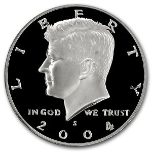 2004-S Kennedy Half Dollar Gem Proof