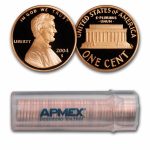 2004-S Lincoln Cent 50-Coin Roll Proof