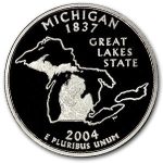 2004-S Michigan State Quarter Gem Proof