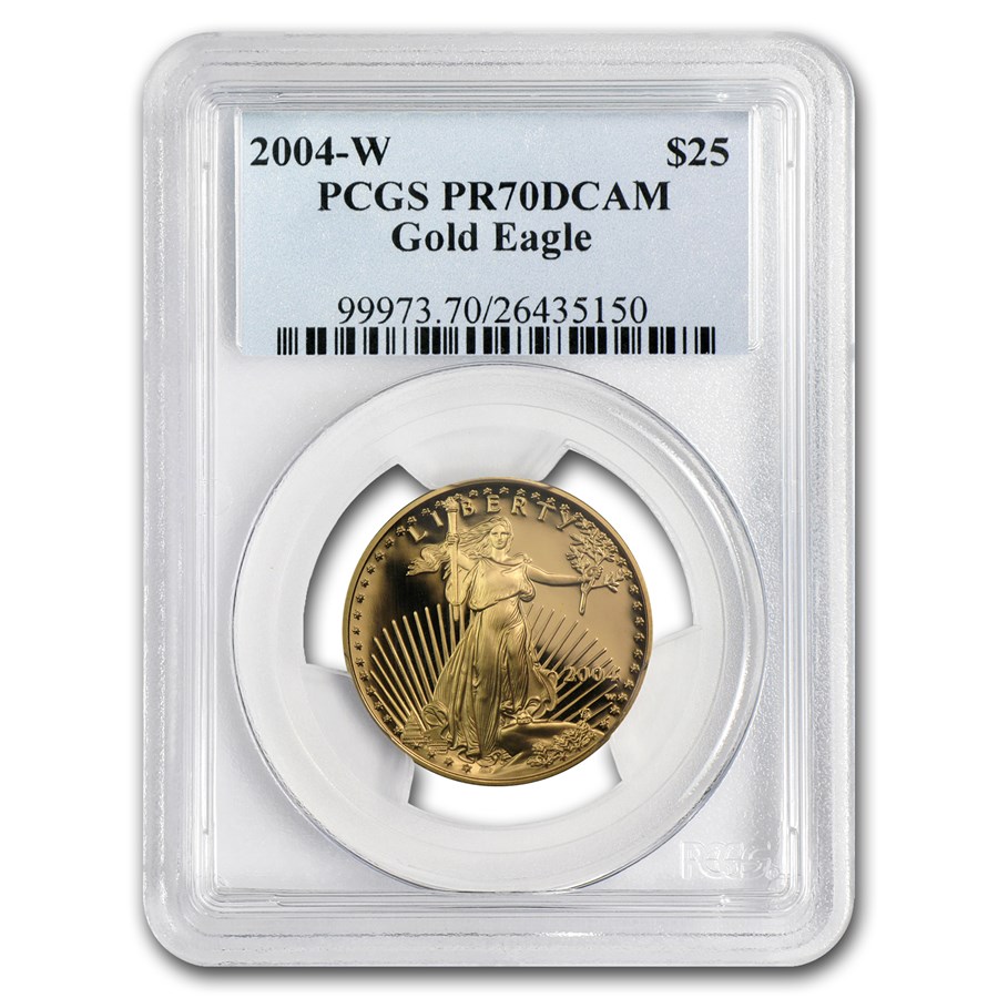 2004-W 1/2 oz Proof American Gold Eagle PR-70 PCGS