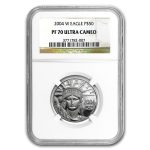 2004-W 1/2 oz Proof American Platinum Eagle PF-70 NGC