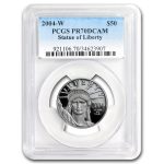 2004-W 1/2 oz Proof American Platinum Eagle PR-70 PCGS