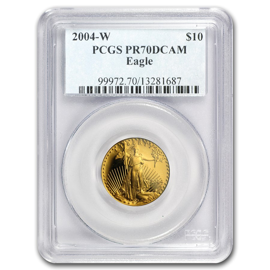 2004-W 1/4 oz Proof American Gold Eagle PR-70 PCGS