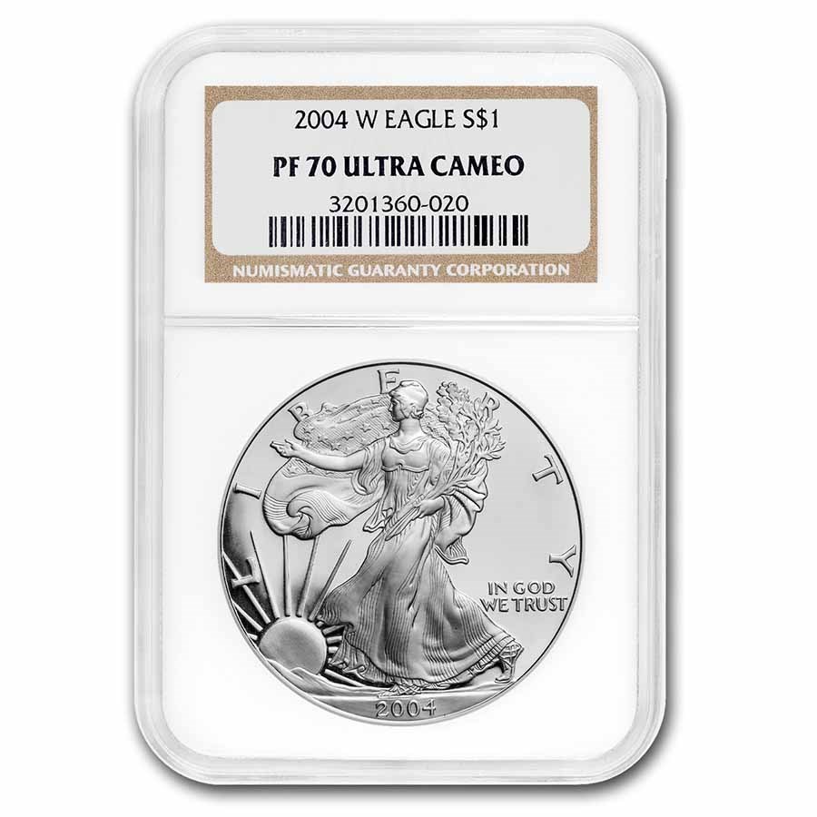 2004-W Proof American Silver Eagle PF-70 NGC