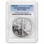2004-W Proof American Silver Eagle PR-70 PCGS