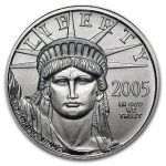 2005 1/10 oz American Platinum Eagle BU